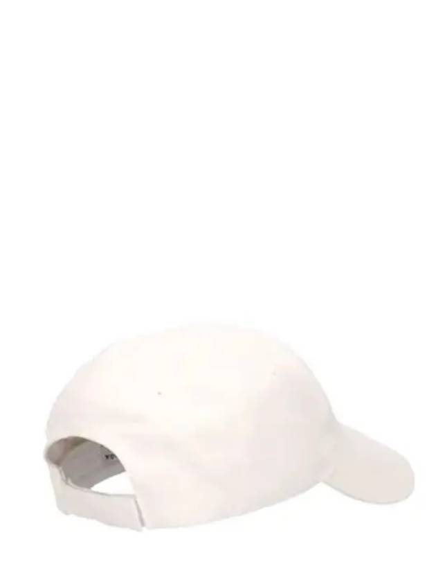 Logo Classic Logo Cap Hat White - BALENCIAGA - BALAAN 5