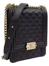 Women s AS0130 Caviar Boy Flap Gold Chain Shoulder and Crossbag - CHANEL - BALAAN 2