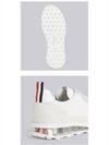 Vitello Calf Leather Clear Sole Tech Runner Sneakers White - THOM BROWNE - BALAAN 6