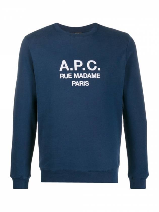 Men's Rufus Sweatshirt Navy - A.P.C. - BALAAN 1