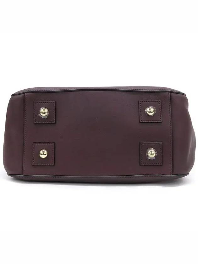 Burgundy 2 WAY bag - MULBERRY - BALAAN 4