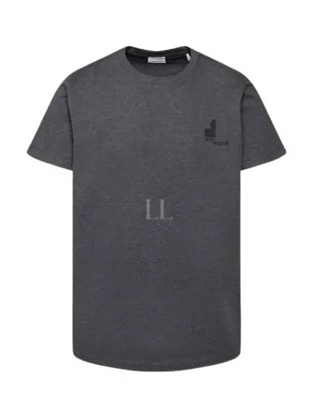 Zafferh Logo Print Short Sleeve T-Shirt Anthracite - ISABEL MARANT - BALAAN 2