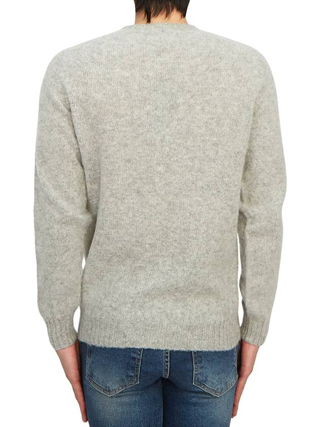 Shaggy Dog Men's Knit M3834 7 SILVER - HARLEY OF SCOTLAND - BALAAN 3