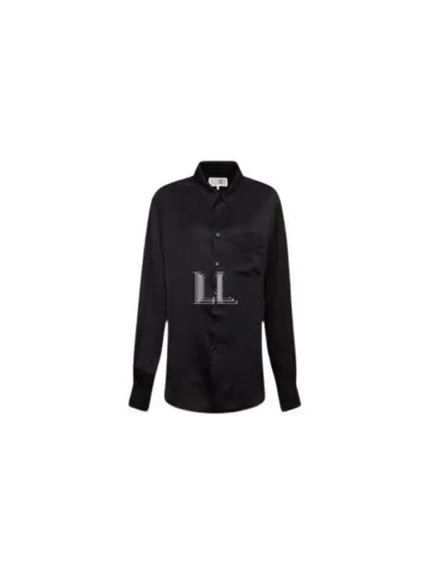 Lining Look Two-Way Long Slevees Shirt Black - MAISON MARGIELA - BALAAN 2