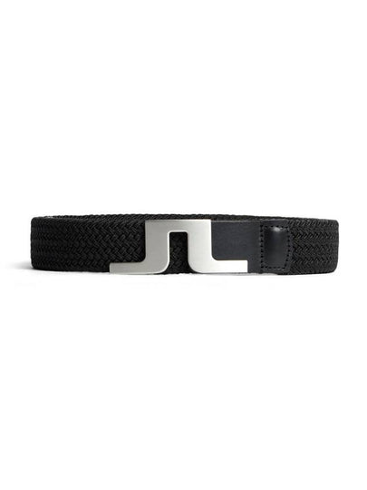 Men's Berry Elastic Belt Black - J.LINDEBERG - BALAAN 2