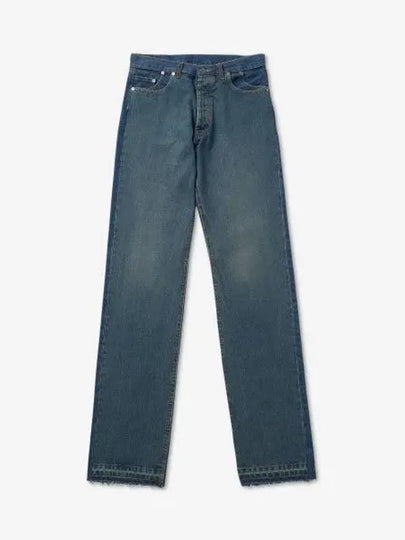 Back Stitch 7 Pocket Cotton Straight Jeans Blue - MAISON MARGIELA - BALAAN 2