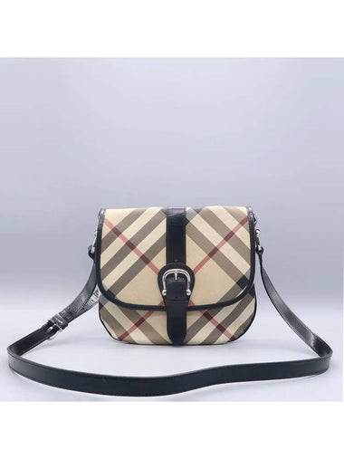 Nova Check PVC Crossbody Bag - BURBERRY - BALAAN 1