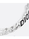 Italic Chain Link Bracelet Silver - DIOR - BALAAN 3