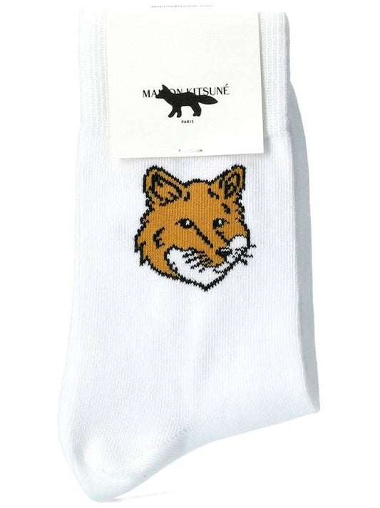 Foxhead socks LM06408KT0010 WHITE - MAISON KITSUNE - BALAAN 2