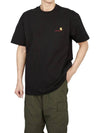 American Script Short Sleeve T-Shirt Black - CARHARTT WIP - BALAAN 6