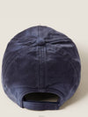 Logo Detail Denim Base Cotton Ball Cap Navy - MIU MIU - BALAAN 3