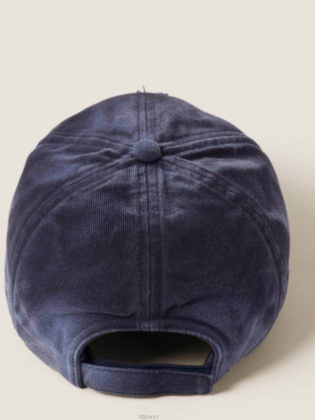 Denim Baseball Cap 5HC274 2CRZ F0008 B0111212258 - MIU MIU - BALAAN 3