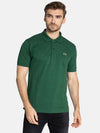 Men's Logo Classic Fit Cotton Short Sleeve Polo Shirt Green - LACOSTE - BALAAN 3