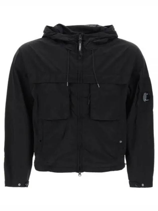 Chrome R Hooded Jacket Black - CP COMPANY - BALAAN 2