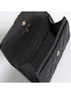 Boy  Flap Card Holder Grained Calfskin Gold Black - CHANEL - BALAAN 4