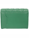 Matelasse Nappa Leather Card Wallet Sage Green - MIU MIU - BALAAN 4