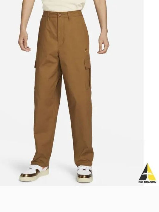 Club Cargo Pants M Light British Tan FZ5766 281 - NIKE - BALAAN 1