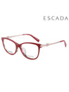 Glasses Frame VES A40F 0H01 Round Titanium Men Women - ESCADA - BALAAN 1