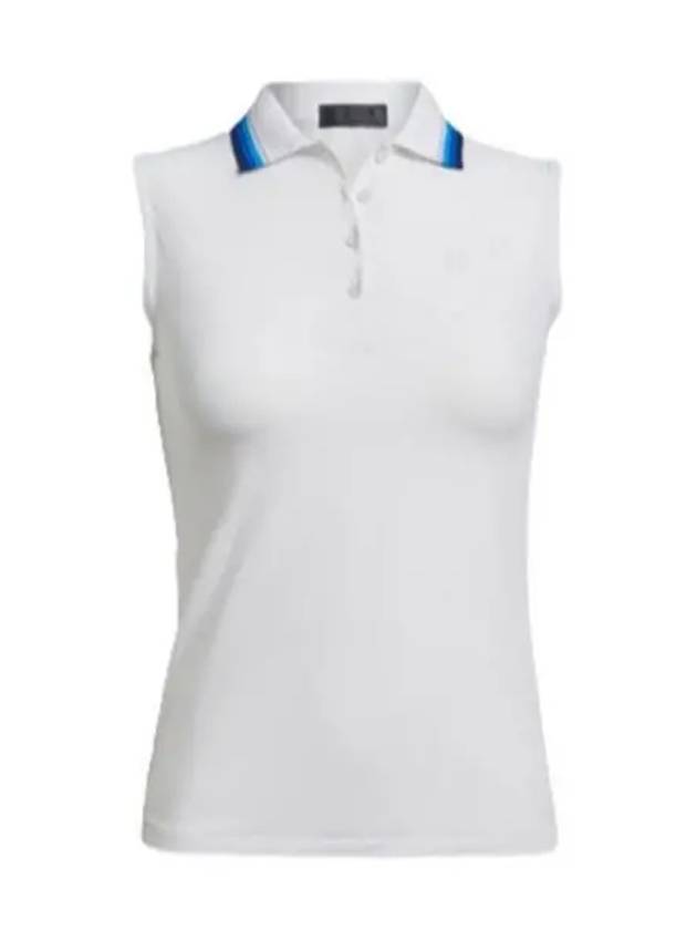 pleated collar silky sleeveless PK shirt Snow - G/FORE - BALAAN 2