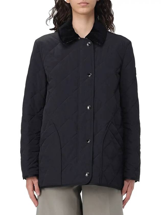 Diamond Quilted Thermoregulated Barn Jacket Black - BURBERRY - BALAAN 4