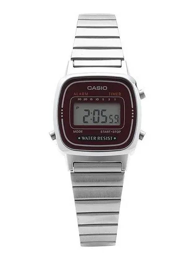 LA670WA 4DF Digital Square Vintage Retro Women s Metal Watch - CASIO - BALAAN 3