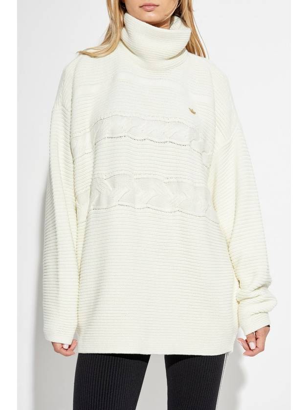 ADIDAS Originals Turtleneck With Logo, Women's, White - ADIDAS ORIGINALS - BALAAN 3