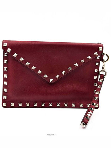 Rockstud strap clutch - VALENTINO - BALAAN 1