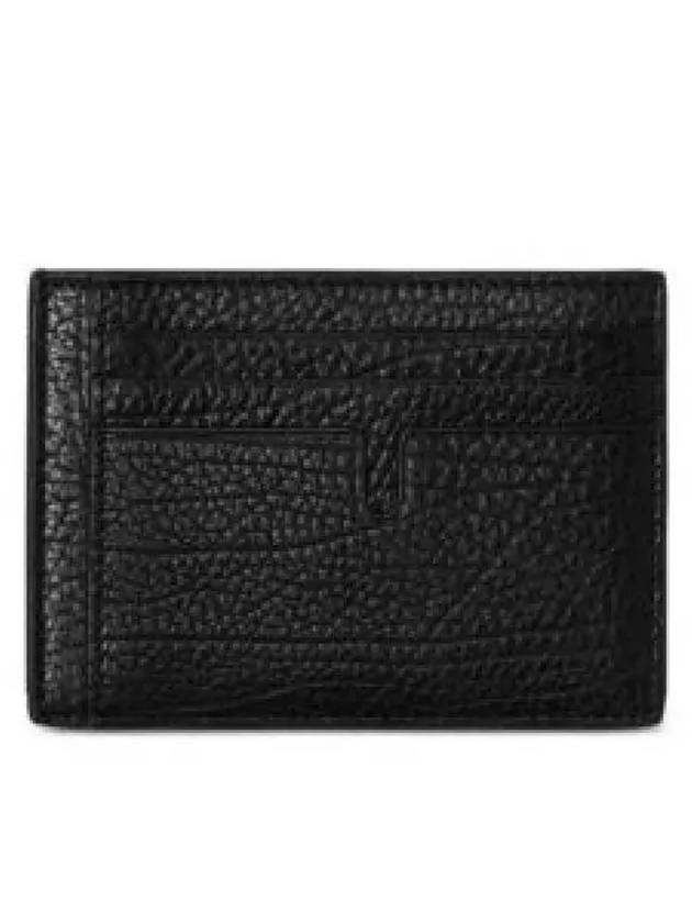 B-Cut Clip Leather Card Wallet Black - BURBERRY - BALAAN 2