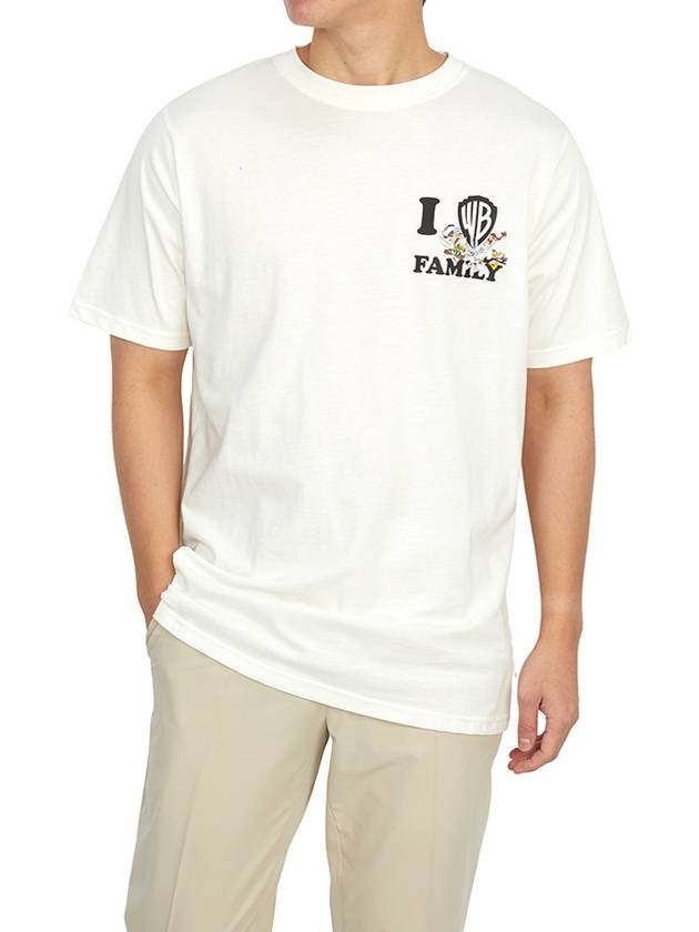 WB I Love Short Sleeve T-Shirt White - FAMILY FIRST - BALAAN 6