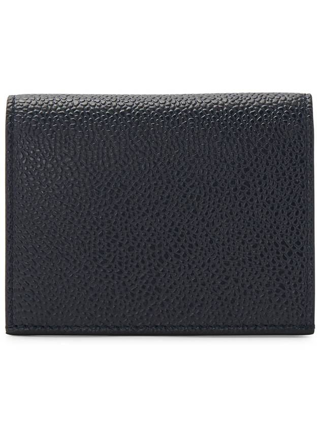 Double Card Wallet Navy - THOM BROWNE - BALAAN 2