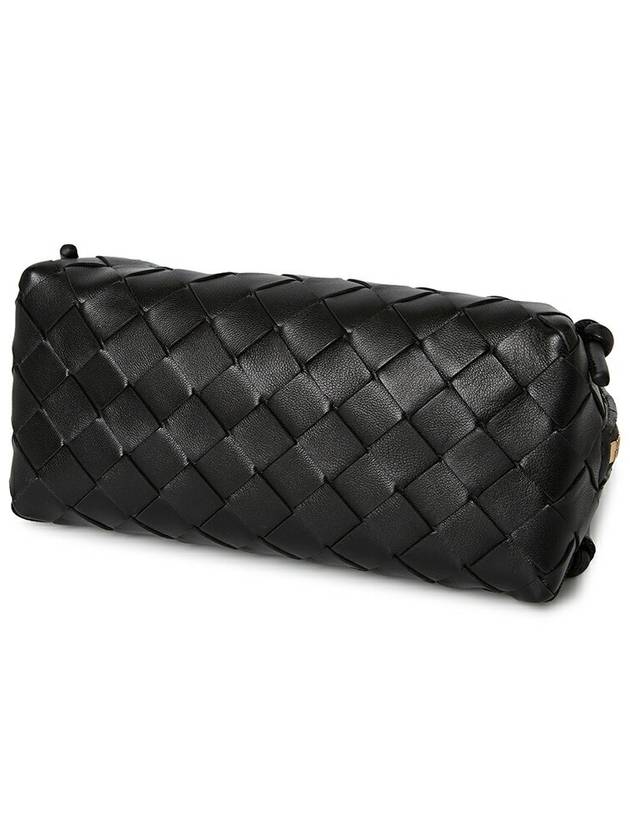 Intrecciato Concert Pouch Bag Black - BOTTEGA VENETA - BALAAN 5