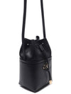 Gancini Mini Bucket Bag Black - SALVATORE FERRAGAMO - BALAAN 4