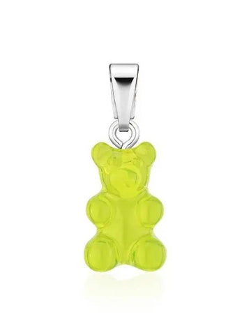 Nostalgia Bear Classic Connector Silver Pendant Lime - CRYSTAL HAZE - BALAAN 1