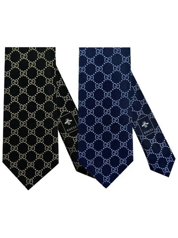 GG logo tie 499695 2 types - GUCCI - BALAAN 1