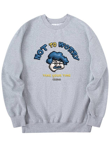 Not to Worry Sweatshirt Gray - RADINEO - BALAAN 1