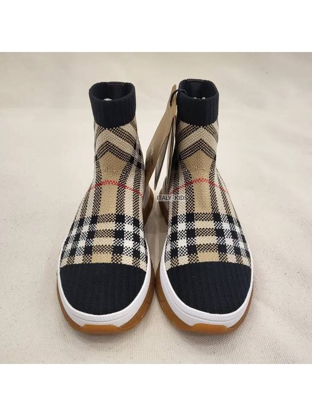 Kids Denim Vintage Check Socks Sneakers 8059640 Outlet Italy - BURBERRY - BALAAN 3