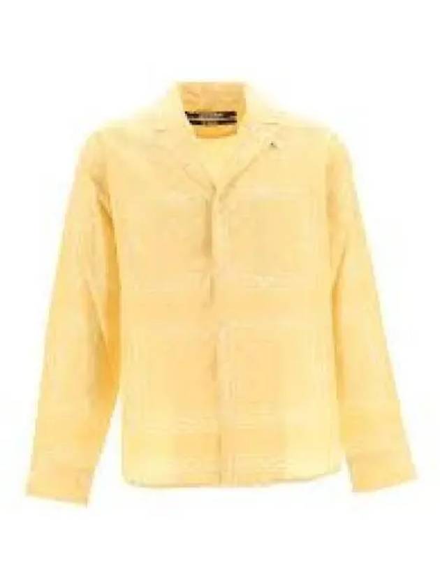 La Chemise Luis Paisley Print Long Sleeve Shirt Yellow - JACQUEMUS - BALAAN 2