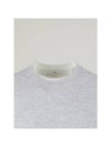 Layered detail t shirt MW8357427 CKB83 - BRUNELLO CUCINELLI - BALAAN 3