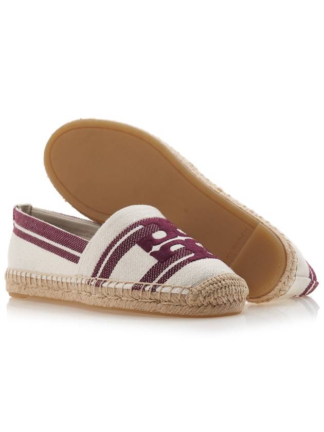 Logo Cotton Espadrille Dark Red - TORY BURCH - BALAAN 6