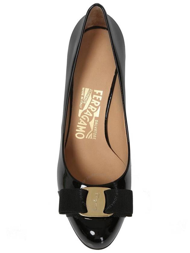 Carla Vara Bow Pumps Black - SALVATORE FERRAGAMO - BALAAN 3