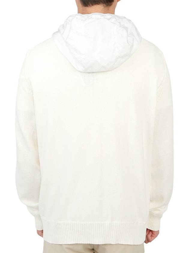 Men's Cotton Mixed Zip-Up Hoodie White - CP COMPANY - BALAAN 6