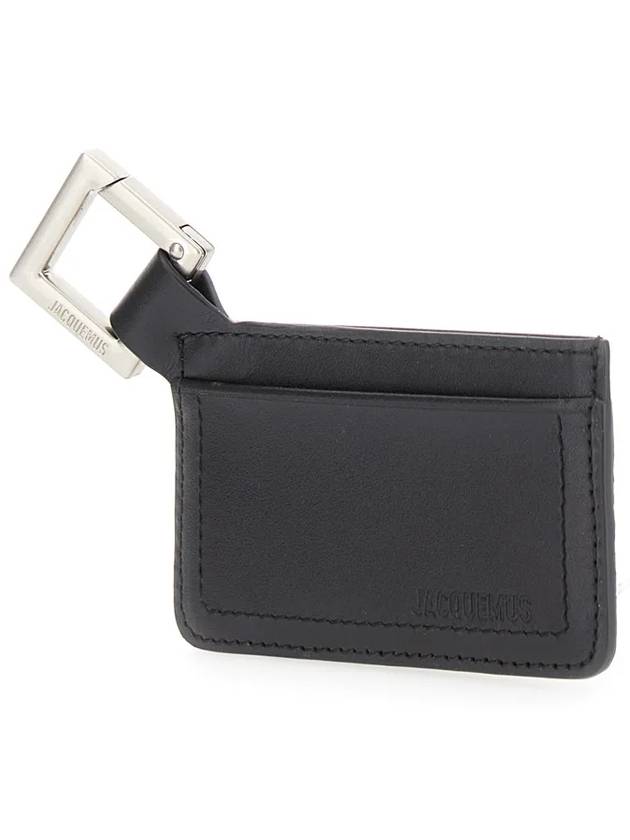 Le Porte Cartes Cuerda Card Wallet Black - JACQUEMUS - BALAAN 3