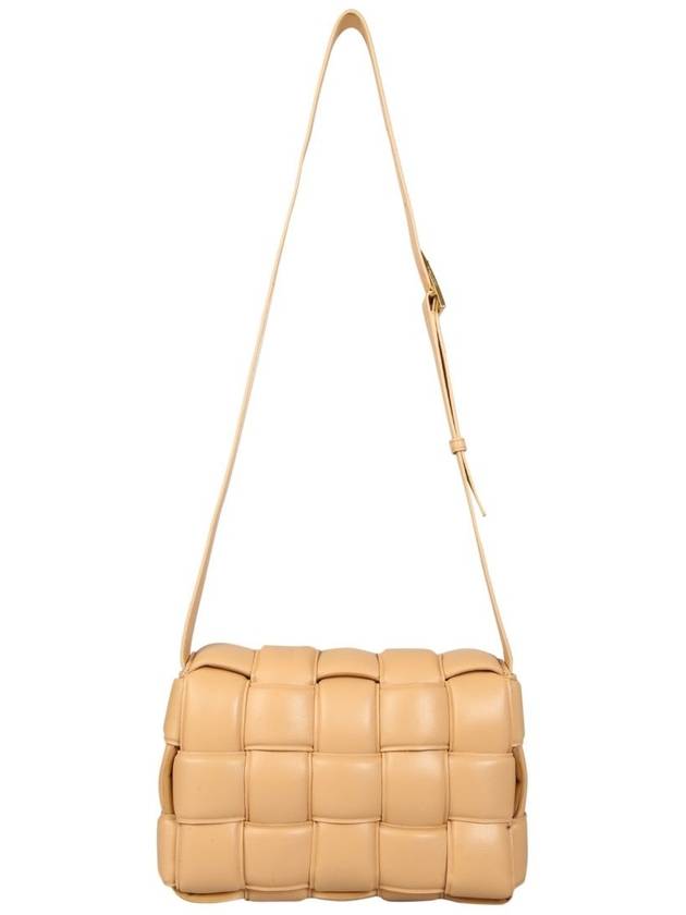 Gold Padded Cassette Cross Bag Almond - BOTTEGA VENETA - BALAAN 6