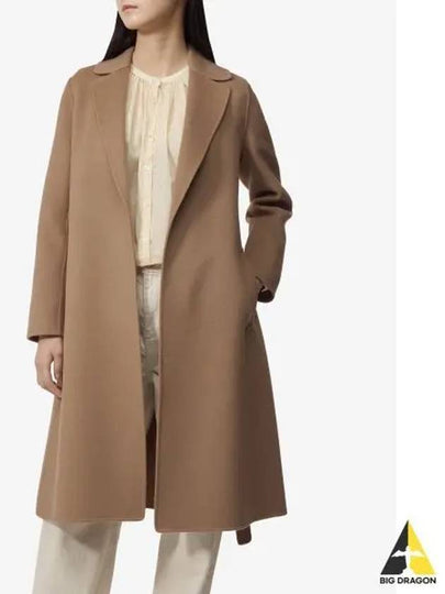 Pauline Wool Single Coat Beige - S MAX MARA - BALAAN 2