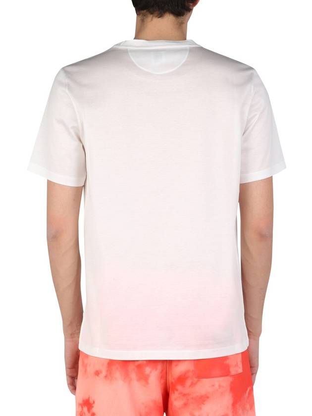 Signature Striped Pocket Short Sleeve T-Shirt White - PAUL SMITH - BALAAN 3