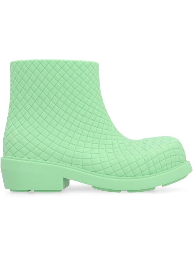 Fireman Rubber Rain Boots Green - BOTTEGA VENETA - BALAAN 3