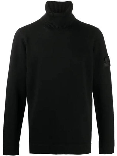 Shadow Project Wool Turtleneck Black - STONE ISLAND - BALAAN 2