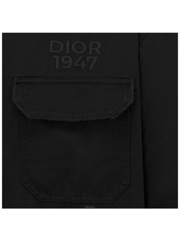 Overshirt Cotton Jacket Black - DIOR - BALAAN 8