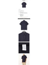 Poplin Ross Short Sleeve Shirt Navy - A.P.C. - BALAAN 3