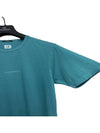 114CMTS142A 005431R 825 Logo Tee Blue - CP COMPANY - BALAAN 2